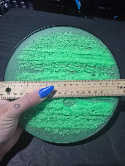 Luma Nights - Glow-in-the-Dark Planets Wall Decor | 3D Printed Solar System Set for Kids | Galaxy Room