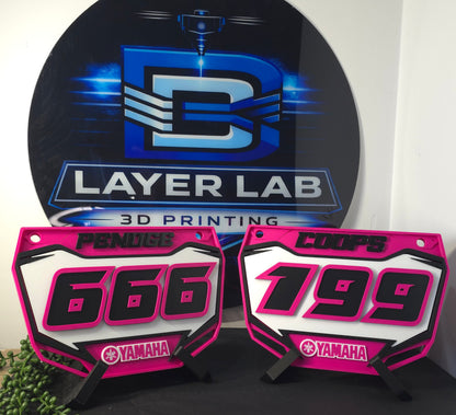 Personalized Dirt Bike Name Plate