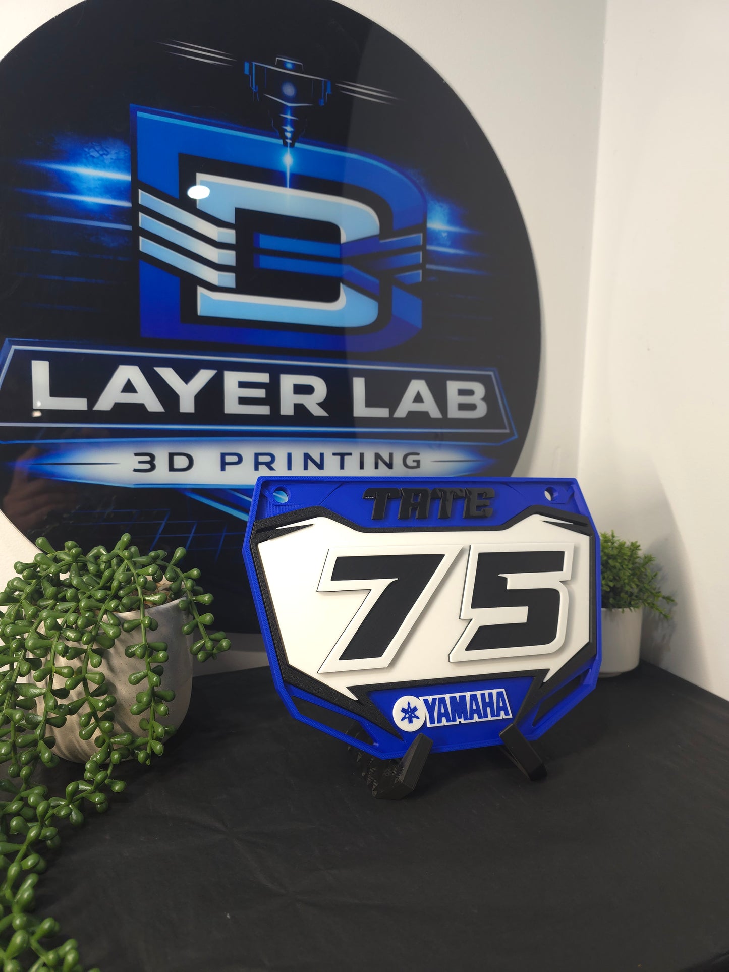 Personalized Dirt Bike Name Plate