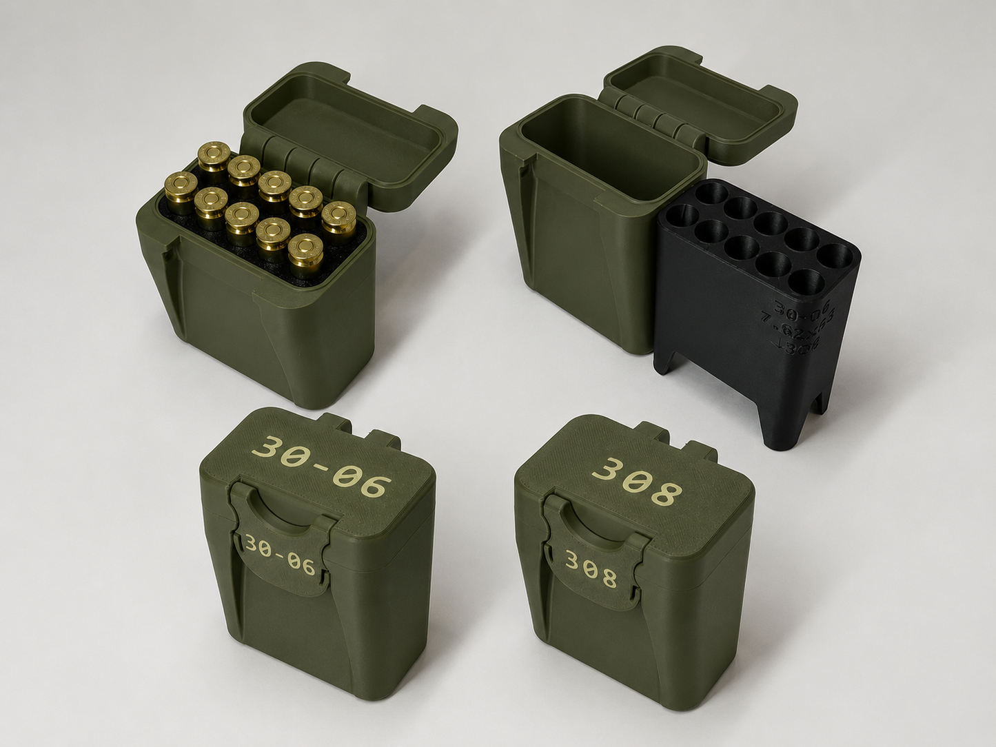 Pocket Ammo Container | Compact Hunting & Range Ammo Box