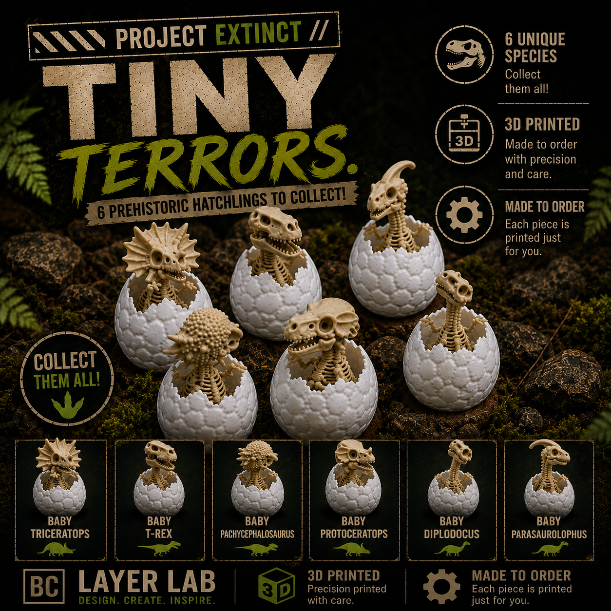 PROJECT // TINY TERRORS | Full Discovery Set